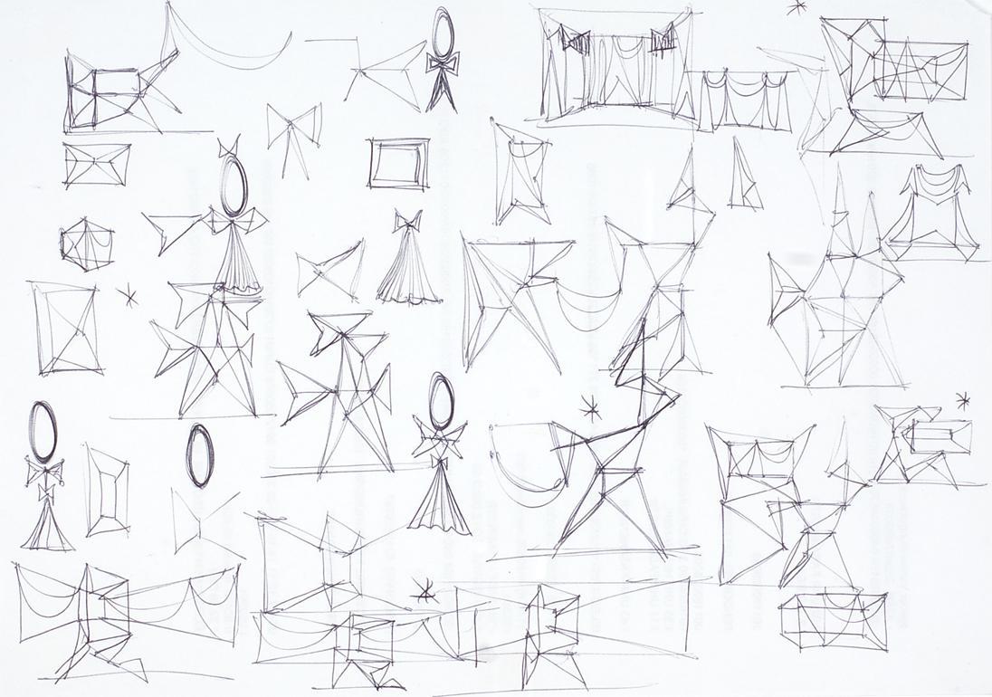 Julian Göthe, Rooms with brittle views, 2009, Schwarzer Kugelschreiber auf Papier, 21 x 29,6 cm…