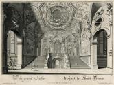 Salomon Kleiner, Prospect deß Haupt-Gebäu gegen dem Garten, 1731, Radierung, Plattenmaße: 28,7 …