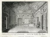 Salomon Kleiner, Service und zu gleich Vor-Zimmer, 1734, Radierung, Plattenmaße: 28,5 x 39,6 cm…