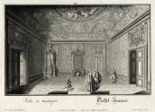 Salomon Kleiner, Taffel-Zimmer, 1734, Radierung, Plattenmaße: 28,7 x 39,7 cm, Belvedere, Wien, …