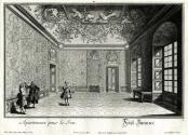 Salomon Kleiner, Spiel-Zimmer, 1734, Radierung, Plattenmaße: 28,3 x 39,3 cm, Belvedere, Wien, I…