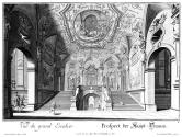 Salomon Kleiner, Prospect deß Haupt-Gebäu gegen dem Garten, 1731, Radierung, Plattenmaße: 28,7 …