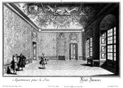 Salomon Kleiner, Spiel-Zimmer, 1734, Radierung, Plattenmaße: 28,3 x 39,3 cm, Belvedere, Wien, I…