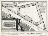 Salomon Kleiner, Grund-Riß des Vorgebäudes, 1738, Radierung, Plattenmaße: 28,5 x 38 cm, Belvede…