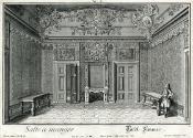 Salomon Kleiner, Tafel-Zimmer, 1740, Radierung, Plattenmaße: 27,3 x 37,4 cm, Belvedere, Wien, I…
