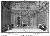 Salomon Kleiner, Tafel-Zimmer, 1740, Radierung, Plattenmaße: 27,3 x 37,4 cm, Belvedere, Wien, I…