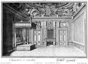 Salomon Kleiner, Schlaff-Gemach, Radierung, Plattenmaße: 28 x 38,3 cm, Belvedere, Wien, Inv.-Nr…