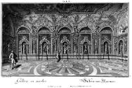 Salomon Kleiner, Gallerie von Marmor, Radierung, Plattenmaße: 28,1 x 42,6 cm, Belvedere, Wien, …