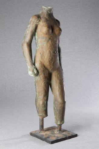 Andreas Urteil, Weibliche Figur, undatiert, Bronze, 60 x 21 x 17 cm, Artothek des Bundes, Dauer…