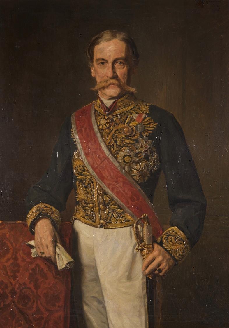 Rudolf Konopa, Minister Karl Hohenwart, Graf von Gerlachstein, 1915, Öl auf Leinwand, 122,5 x 9…