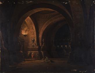 Josef Platzer, Caesar Octavianus findet Kleopatra an der Leiche des Antonius, 1802, Öl auf Lein…