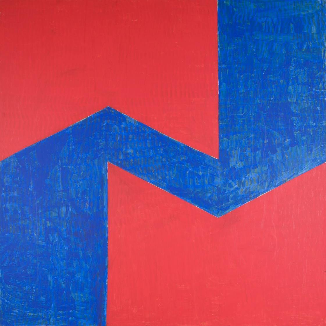 H+H Joos, Ohne Titel, 1990er-Jahre, Acryl auf Leinwand, 197 × 197 cm, Belvedere, Wien, Inv.-Nr. ...