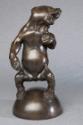 Franz Barwig d. Ä., Tanzender Bär, Bronze, 1910/1911, 44 x 20 x 21 cm, Belvedere, Wien, Inv.-Nr…
