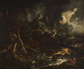 Anton Faistenberger, Gewitterlandschaft, nach 1700, Öl auf Leinwand, 98 x 118 cm, Belvedere, Wi…