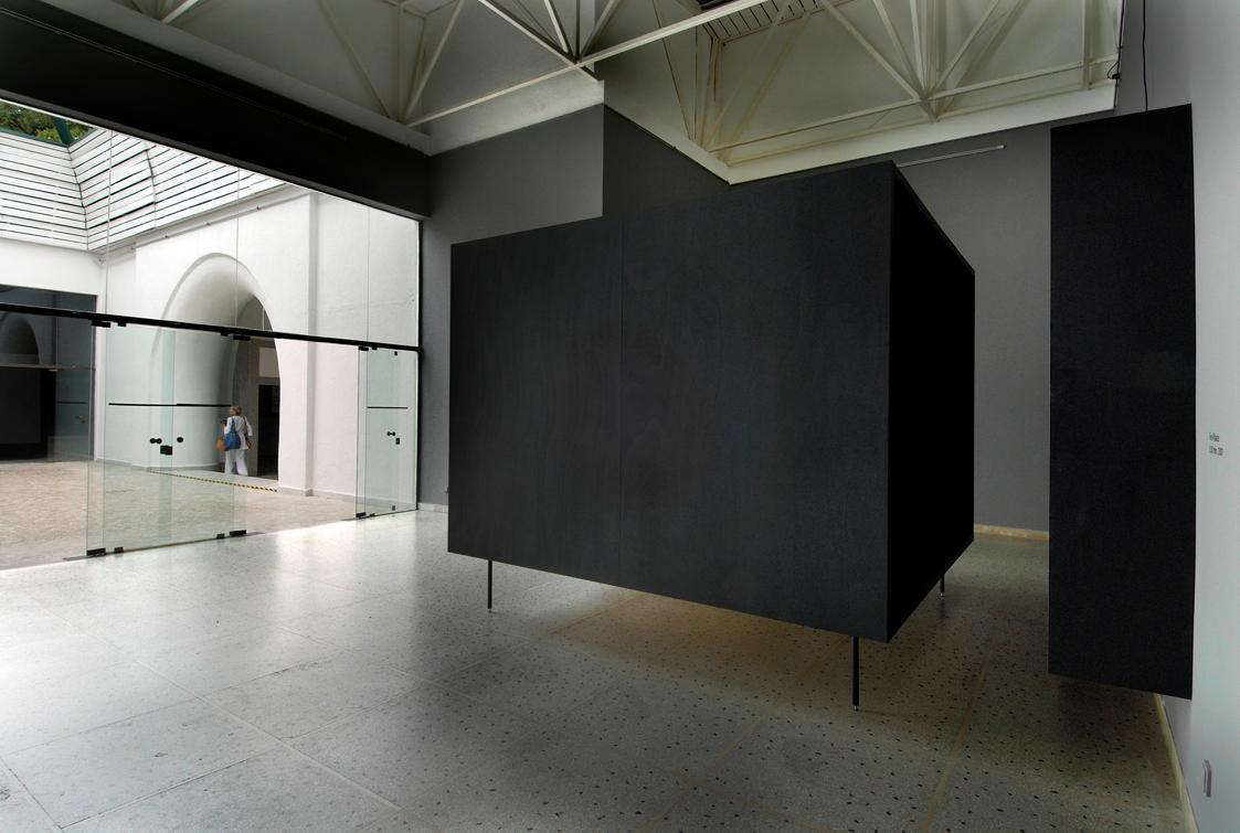 Andreas Fogarasi, Kultur und Freizeit (Fun Palace), 2007, Mixed Media (2-teilig), 250 x 285 x 2…
