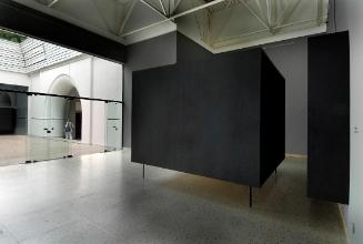 Andreas Fogarasi, Kultur und Freizeit (Fun Palace), 2007, Mixed Media (2-teilig), 250 x 285 x 2…