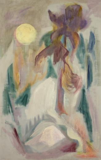 Lydia von Spallart, Baum im Februar, Mitte 20. Jahrhundert, Öl auf Leinwand, 85 x 55 cm, Belved…