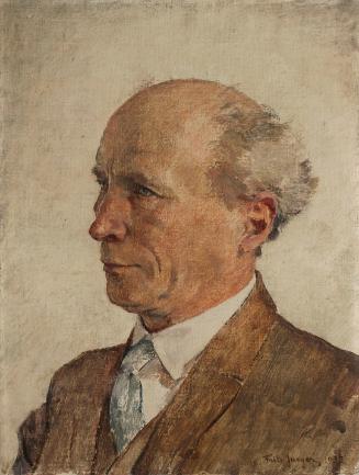 Fritz Jaeger, Herrenporträt, 1932, Öl auf Leinwand, 40 x 34,5 cm, Belvedere, Wien, Inv.-Nr. 100…