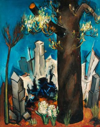 Lilly Steiner, Landschaft mit Baum, 1946, Öl auf Leinwand, 88 x 68,5 cm, Belvedere, Wien, Inv.-…