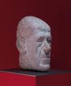Alfred Hrdlicka, Oskar Kokoschka II, 1963, Rötlicher Untersberger Marmor, 53 cm, Artothek des B…