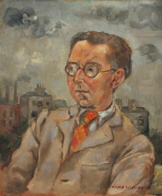 Margarete Hamerschlag, Porträt Peter Stone, 1943, Öl auf Leinwand, 61 x 51 cm, Belvedere, Wien,…