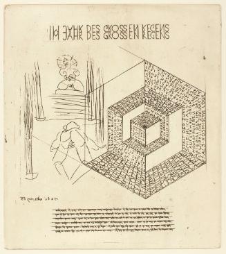 Marc Adrian, Telefongebete Nr. 2, 1955, Radierung auf Papier, 53,5 x 38 cm, Belvedere, Wien, In…