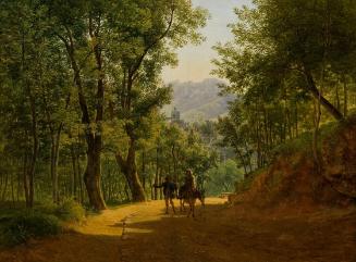 Joseph Rebell, Italienische Landschaft, 1827, Öl auf Leinwand, 47,5 x 63 cm, Belvedere, Wien, I…