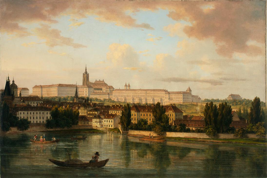 Alois von Saar, Prager Burg – Hradschin, Öl auf Leinwand, 63 x 95 cm, Belvedere, Wien, Inv.-Nr.…