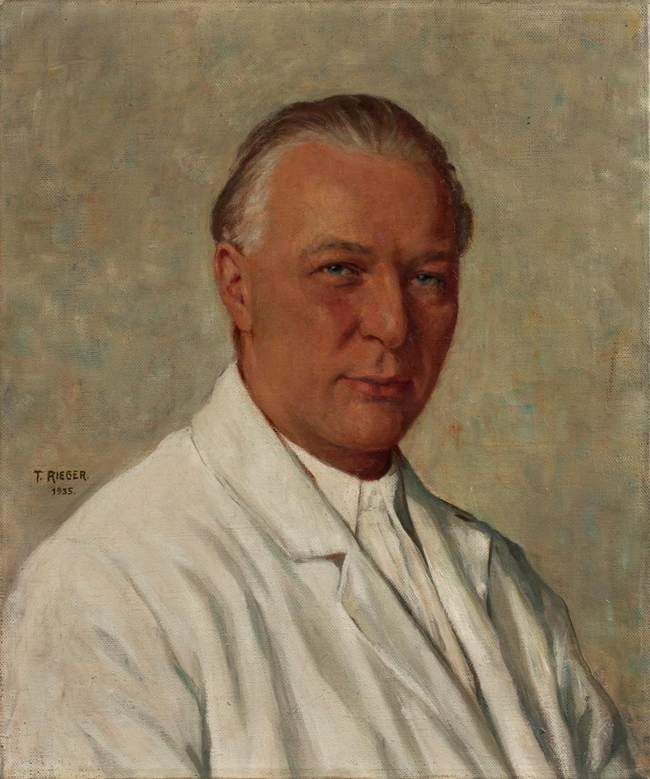 T. Rieger, Herrenporträt, 1935, Öl auf Leinwand, 47,9 × 40,5 cm, Belvedere, Wien, Inv.-Nr. 1028…