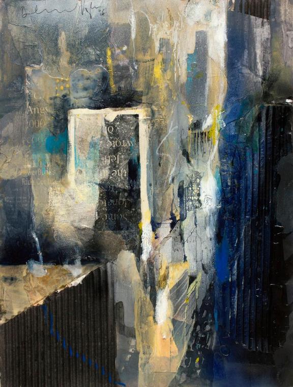 Bernhard Vogel, Straight to the Top, undatiert, Mischtechnik auf Papier, 30 × 22,5 cm, Belveder…