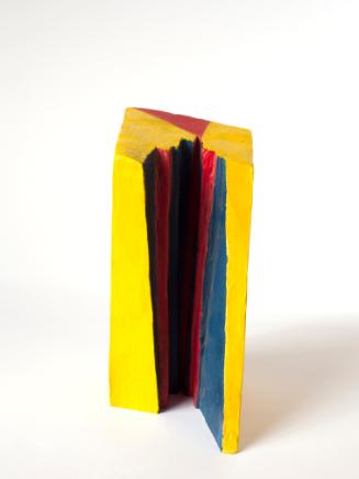 Roland Goeschl, Modell zur "Sackgasse", 1968, Kunststoff, farbig gefasst, 24,5 x 12,5 x 16 cm, …