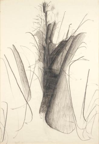 Roland Goeschl, Ohne Titel, 1965, Bleistift auf Papier, 98,5 x 68,5 cm, Belvedere, Wien, Inv.-N…