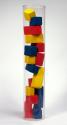 Roland Goeschl, Schüttung, um 1976, Styropor bemalt, Plexiglas, 75 x 15 x 15 cm, Belvedere, Wie…