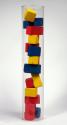 Roland Goeschl, Schüttung, um 1976, Styropor bemalt, Plexiglas, 75 x 15 x 15 cm, Belvedere, Wie…