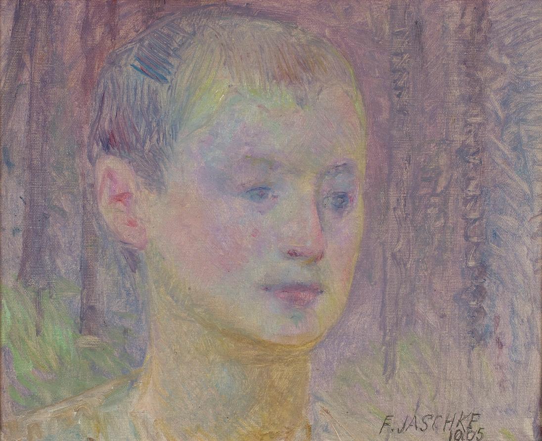 Franz Jaschke, Franzerl, der Sohn des Künstlers, 1905, Öl auf Leinwand, 28 x 36 cm, Belvedere, …