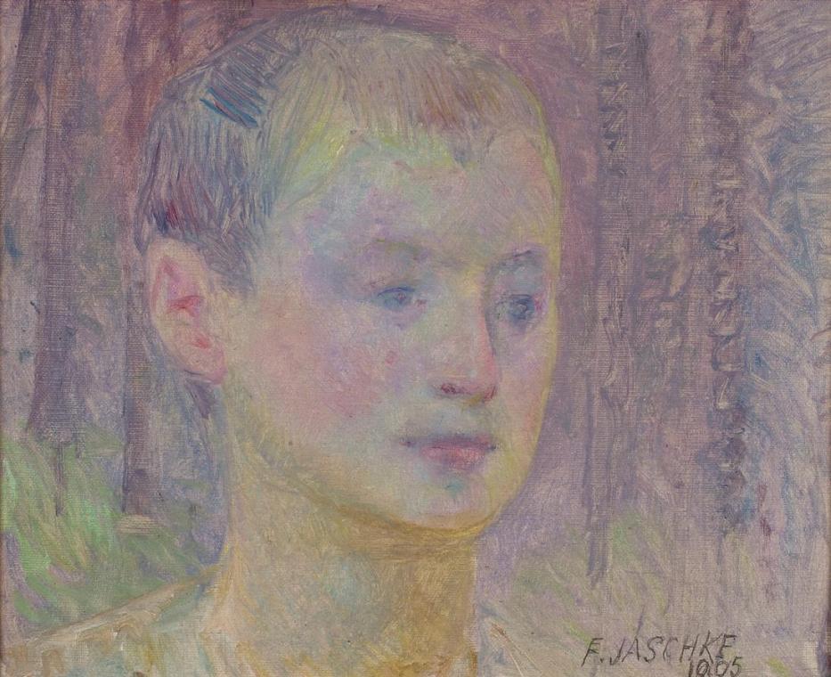 Franz Jaschke, Franzerl, der Sohn des Künstlers, 1905, Öl auf Leinwand, 28 x 36 cm, Belvedere, …