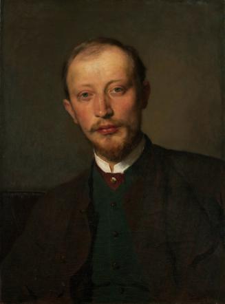 Ernst Stöhr, Der Maler Franz Jaschke, 1887, Öl auf Leinwand, 62 x 46 cm, Belvedere, Wien, Inv.-…