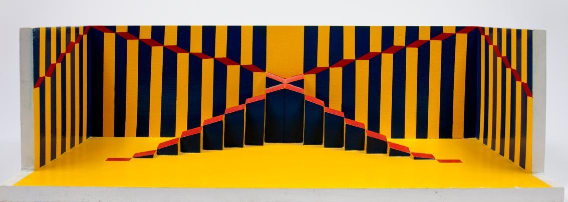 Roland Goeschl, Ohne Titel, 1959-1994, Holz, farbig gefasst, 16,5 × 53 × 24 cm, Belvedere, Wien…