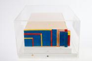 Roland Goeschl, Ohne Titel, undatiert, Mischtechnik in Plexibox, 12,5 × 25,7 × 20,5 cm, Belvede ...