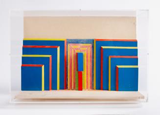 Roland Goeschl, Ohne Titel, undatiert, Mischtechnik in Plexibox, 21,5 × 31,7 × 13 cm, Belvedere…