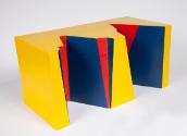 Roland Goeschl, Kleine Skulptur, 1969/1970, Holz farbig gefasst, 24 x 50 x 24,5 cm, Belvedere, …