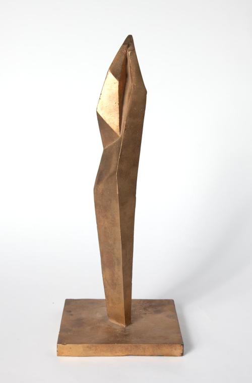 Roland Goeschl, Ohne Titel, undatiert, Bronze, 37 × 14,5 × 15 cm, Belvedere, Wien, Inv.-Nr. 104 ...