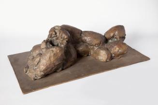 Roland Goeschl, Ohne Titel, undatiert, Bronze, 20 × 56,5 × 33 cm, Belvedere, Wien, Inv.-Nr. 104 ...