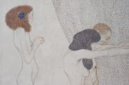 Gustav Klimt, Beethovenfries: Die Leiden der schwachen Menschheit und Der wohlgerüstete Starke …