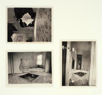 Gordon Matta-Clark, Bronx Floors: Floor Above, Ceiling Below, 1972, 3 Silbergelatine-Abzüge, Pa…
