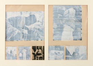 Christian Philipp Müller, The Family of Austrians, 1993, Ausschnitte aus Buchseiten, montiert a…