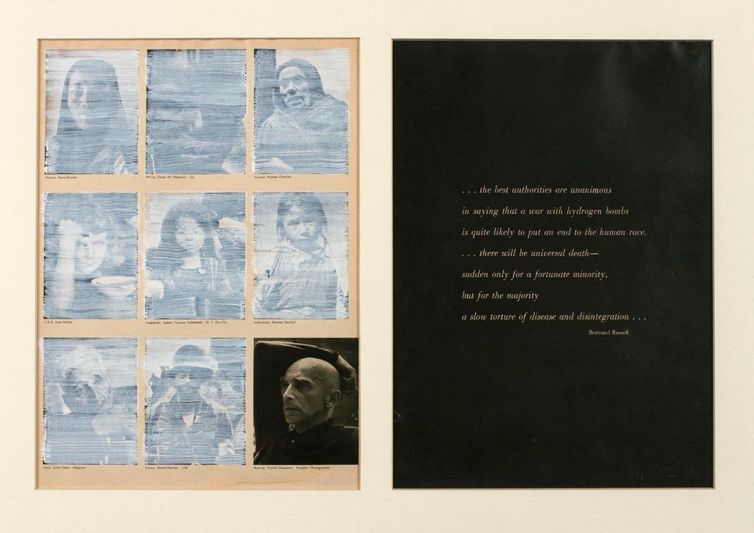 Christian Philipp Müller, The Family of Austrians, 1993, Ausschnitte aus Buchseiten, montiert a…