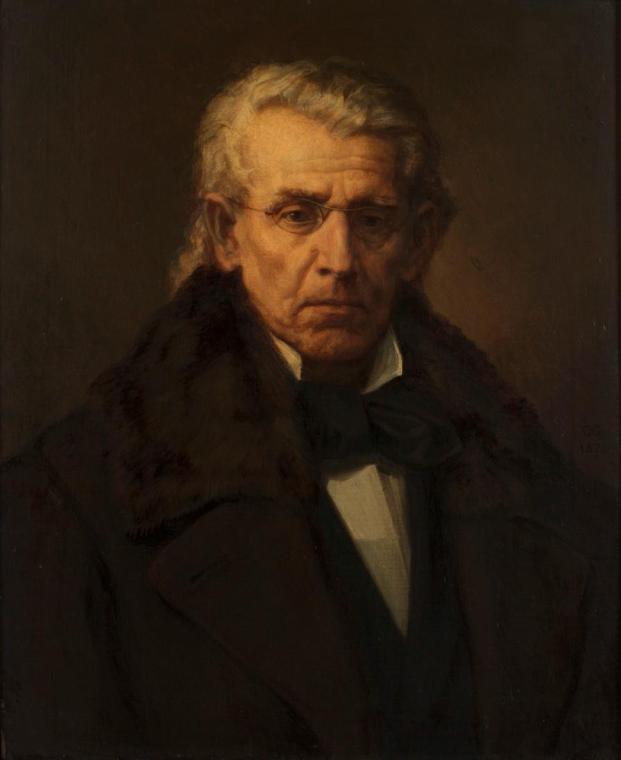 Christian Griepenkerl, Der Maler Josef von Führich, 1876, Öl auf Leinwand, 71 x 57 cm, Belveder…