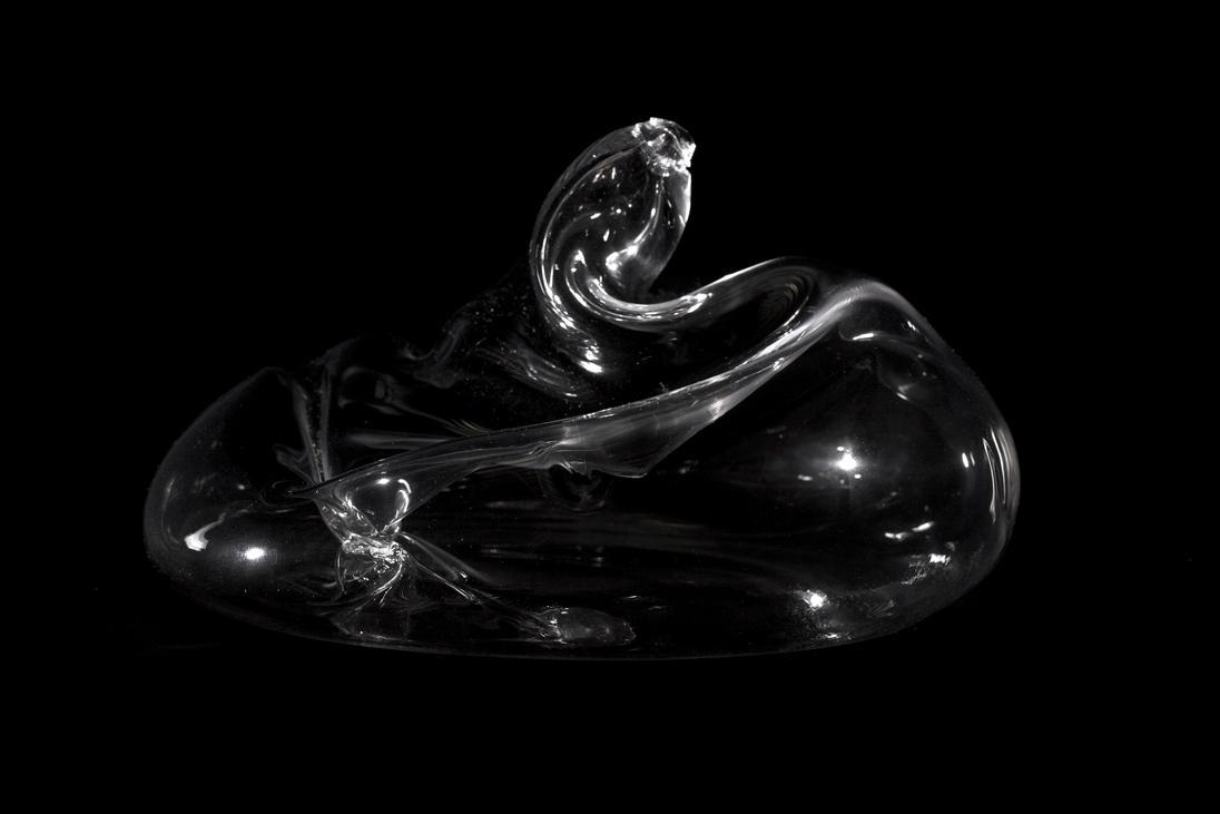 Michael Part, Glasdrops 5, 2011, Glas, 14 x 24 x 23 cm, Belvedere, Wien, Inv.-Nr. 10380