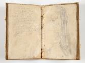 Unbekannter Künstler, Skizzenbuch mit 22 Blättern, 1758, Papier mit Wachsbelag, Ledereinband, 1…